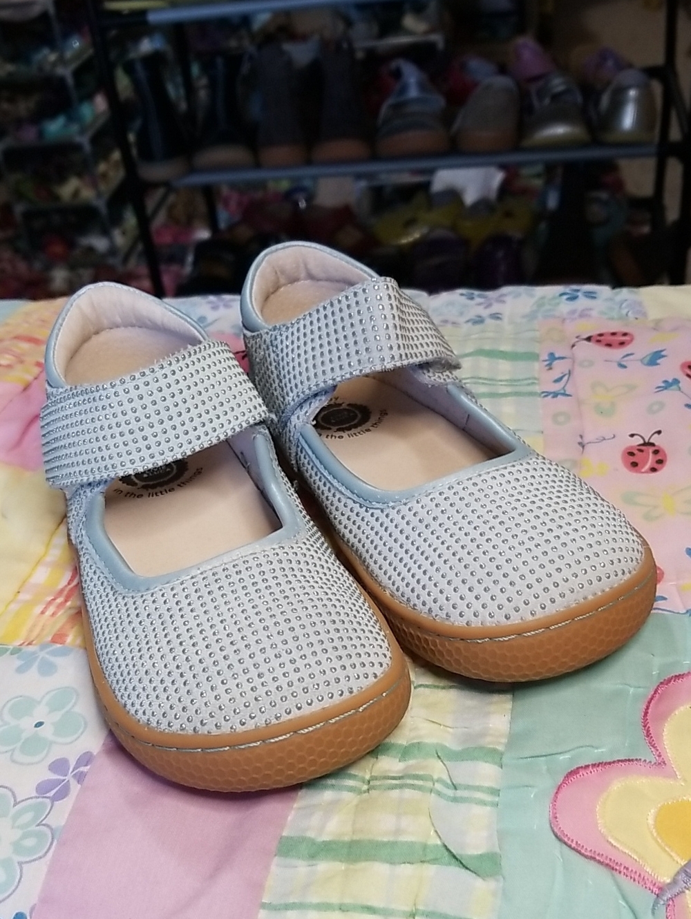 Livie & Luca Light Blue Mary Jane Size 13 Gemma